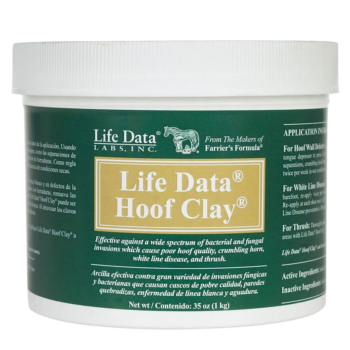 Life Data Hoof Clay 35 Oz 3 Life Data Hoof Clay 35 Oz