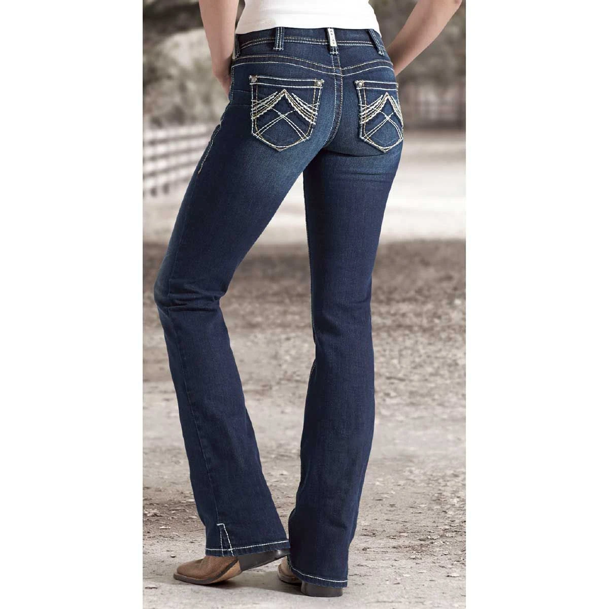 Ariat REAL Whipstitch Womens Riding Jean 5 Ariat REAL Whipstitch Womens Riding Jean - Image 3