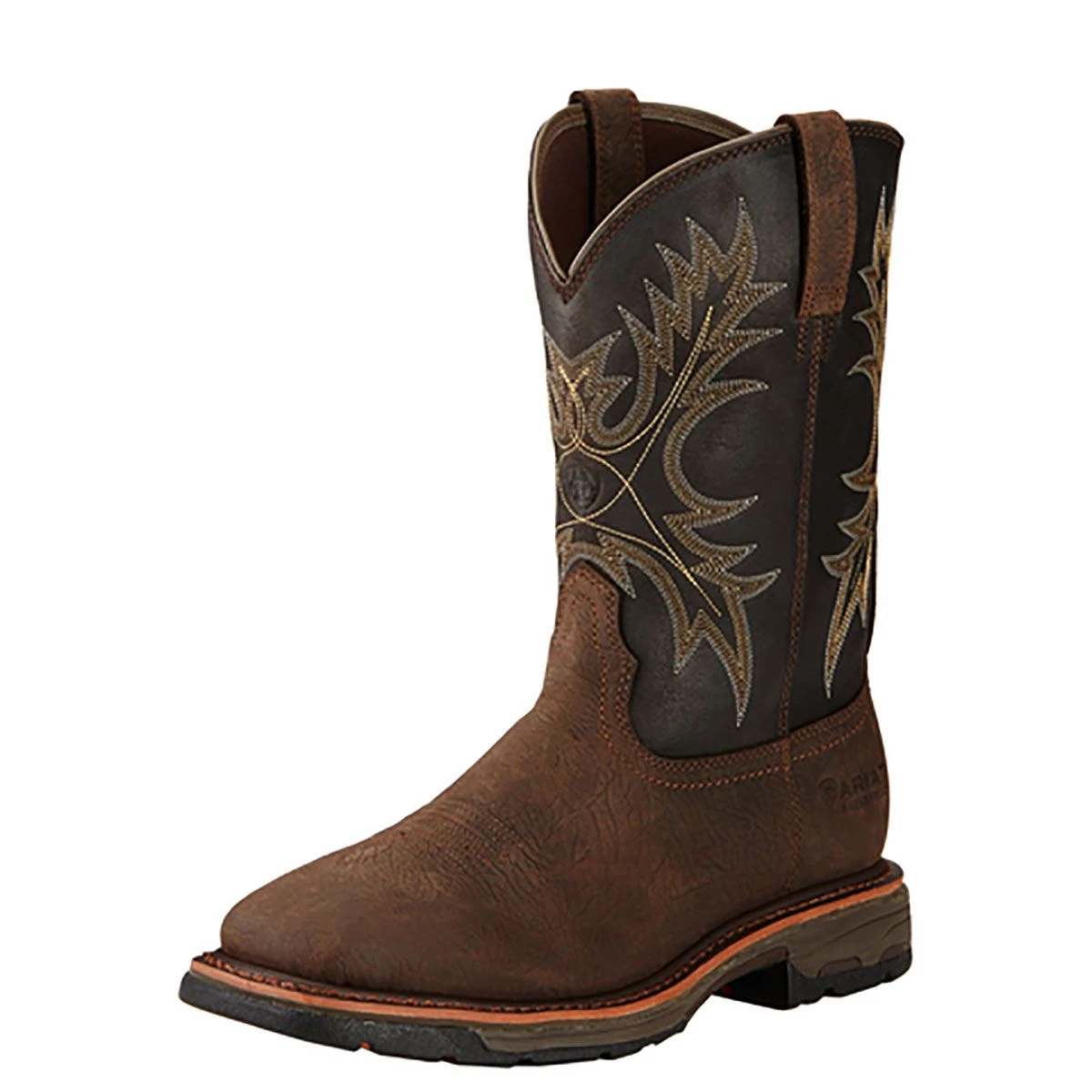 Ariat Workhog H2O Bruin Square Toe Mens Work Boot 3 Ariat Workhog H2O Bruin Square Toe Mens Work Boot