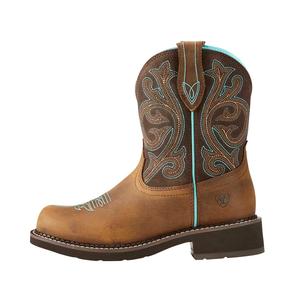 Ariat Fatbaby Heritage Distressed Brown Ladies Western Boot 4 Ariat Fatbaby Heritage Distressed Brown Ladies Western Boot - Image 2