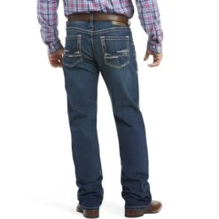 Ariat M4 Low Rise Stretch Adkins Boot Cut Mens Jeans -Sports-Equestrian Supplies 10021767 c1131 alt4 uy7rasyn8iqu7qsr