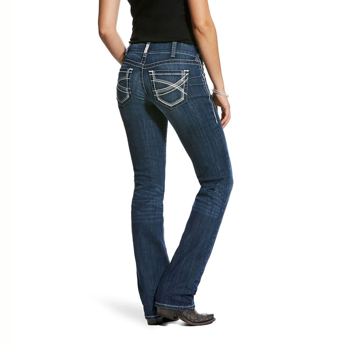 Ariat REAL Ivy Stretch Stackable Straight Leg Ladies Jean 6 Ariat REAL Ivy Stretch Stackable Straight Leg Ladies Jean - Image 4