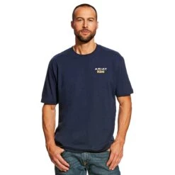 Ariat Rebar Cotton Strong Logo Mens Tee