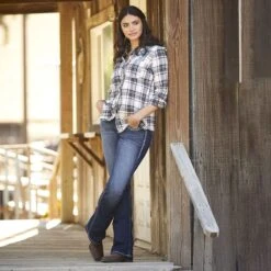 Ariat REAL Rosa Stretch Fashion Boot Cut Ladies Jean