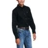 Ariat Solid Twill Boys Western Shirt 2 Ariat Solid Twill Boys Western Shirt -Sports-Equestrian Supplies 10030161 c1105