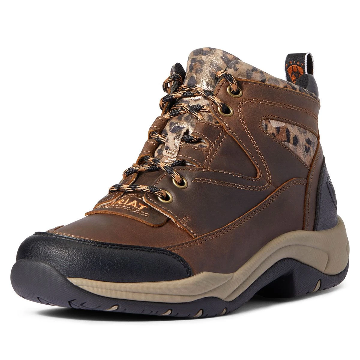 Ariat Terrain Brown Cheetah Ladies Endurance Shoe 3 Ariat Terrain Brown Cheetah Ladies Endurance Shoe