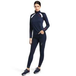 Ariat Sunstopper 2.0 Ladies Quarter Zip - Team 10 Ariat Sunstopper 2.0 Ladies Quarter Zip - Team -Sports-Equestrian Supplies 10039184 c1146 alt3 fogfc347kyadxoqm