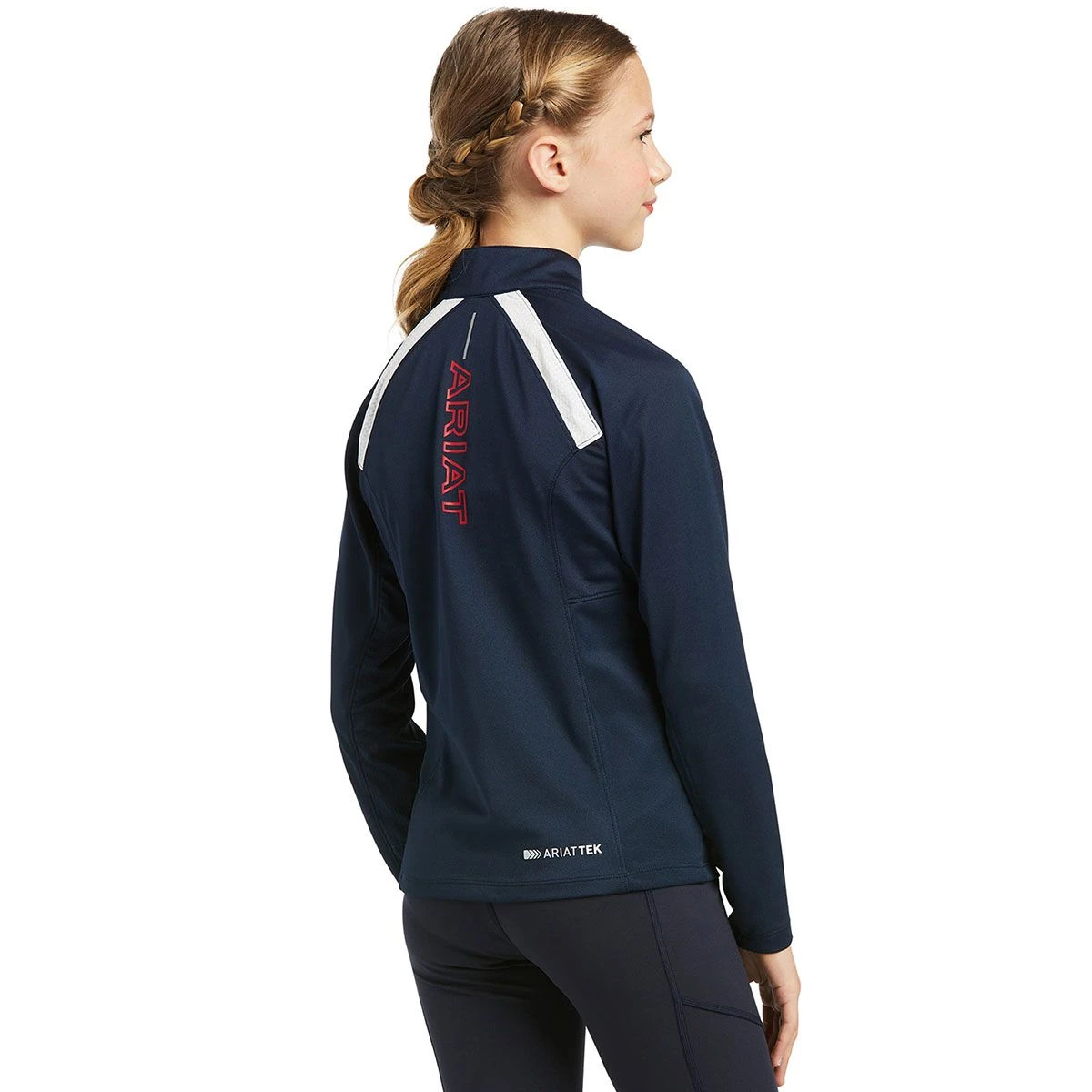 Ariat Sunstopper 2.0 Girls Quarter Zip - Team 4 Ariat Sunstopper 2.0 Girls Quarter Zip - Team - Image 2