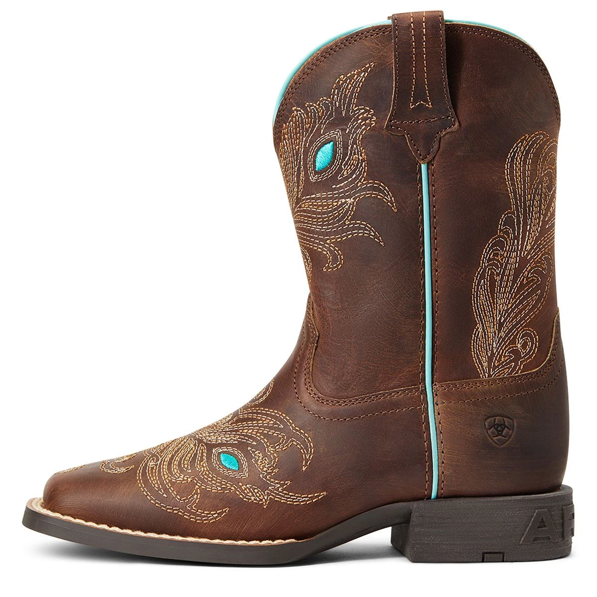 Ariat Bright Eyes II Youth Western Boot - Hat Box Brown 4 Ariat Bright Eyes II Youth Western Boot - Hat Box Brown - Image 2