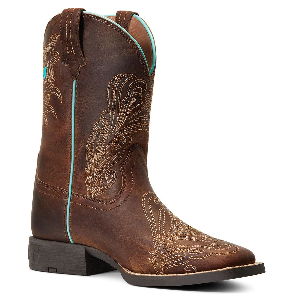 Ariat Bright Eyes II Youth Western Boot - Hat Box Brown 6 Ariat Bright Eyes II Youth Western Boot - Hat Box Brown - Image 4