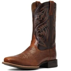 Ariat Sport Herdsman Mens Western Boot- Chaga Brown