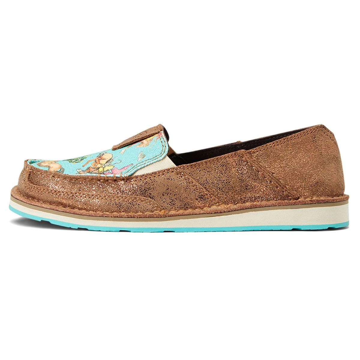 Ariat Bucking Turquoise Ladies Cruiser - Metallic Copper 4 Ariat Bucking Turquoise Ladies Cruiser - Metallic Copper - Image 2