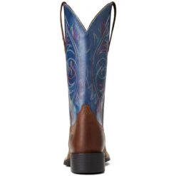 Ariat Round Up Stretchfit Ladies Western Boot- Metallic Navy 10 Ariat Round Up Stretchfit Ladies Western Boot- Metallic Navy -Sports-Equestrian Supplies 10040422 c1109 alt2 hqlzv4fo5tlxlyb8