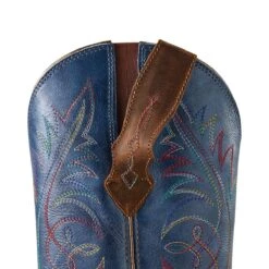 Ariat Round Up Stretchfit Ladies Western Boot- Metallic Navy 11 Ariat Round Up Stretchfit Ladies Western Boot- Metallic Navy -Sports-Equestrian Supplies 10040422 c1109 alt3 d3hcxgdgwd1eyqyx