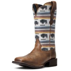 Ariat Circuit Savanna Ladies Western Boot- Buffalo Print