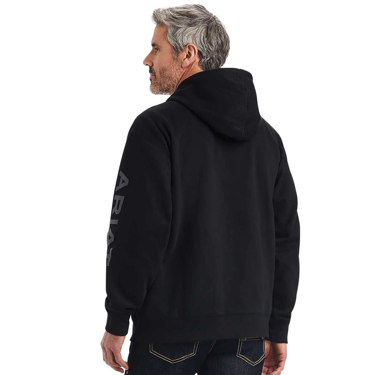 Ariat Logo Mens Hoodie 4 Ariat Logo Mens Hoodie - Image 2