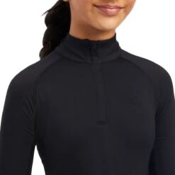 Ariat Lowell 2.0 Quarter Zip Girls Baselayer -Sports-Equestrian Supplies 10041192 c1105 alt1 yjhfwyfppot0mzru