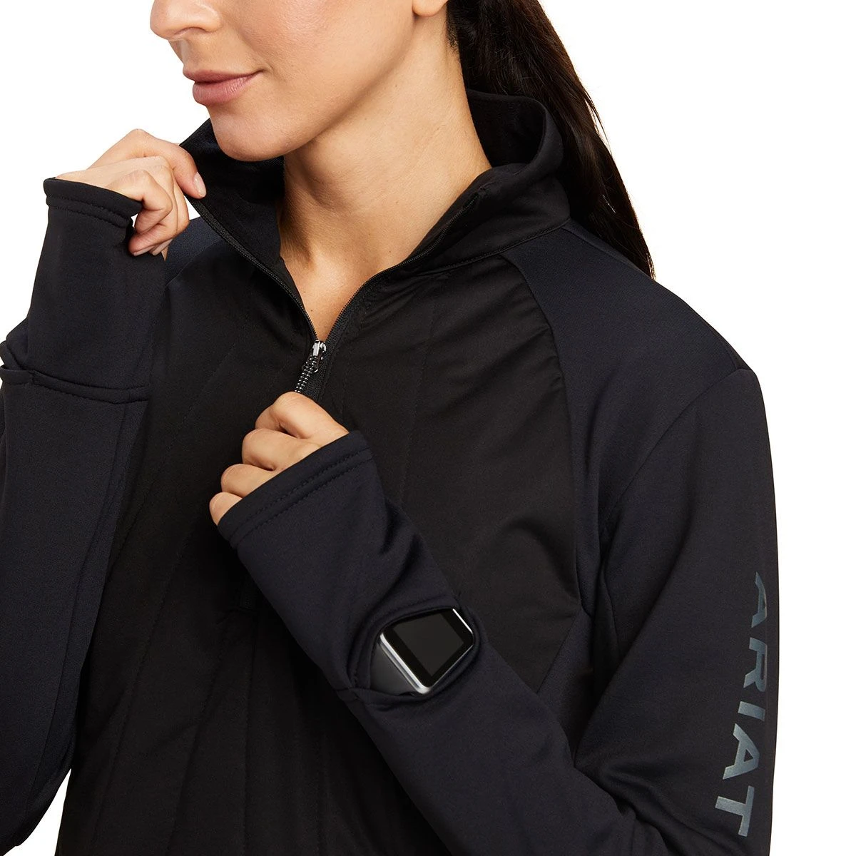 Ariat Venture Half Zip Ladies Sweatshirt 5 Ariat Venture Half Zip Ladies Sweatshirt - Image 3