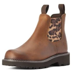 Ariat Fatbaby Leopard Twin Gore Ladies Jodhpur Boot