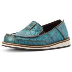 Ariat Cruiser Ladies Casual Shoe - Brushed Turquoise Floral