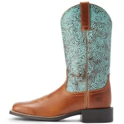 Ariat Round Up Wide Square Toe Ladies Western Boot -Sports-Equestrian Supplies 10042534 c1169 alt1 ftixjxkgpxlxgwjw