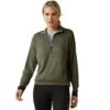 Ariat Breathe 1/2 Zip Ladies Sweatshirt -Sports-Equestrian Supplies 10043391 c1150 ix6jpvfgajwtinov