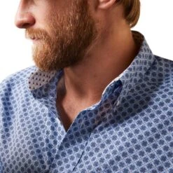 Ariat Atlas Classic Fit Mens Western Shirt -Sports-Equestrian Supplies 10043807 c1106 alt2 tuuap1myafavfxwb