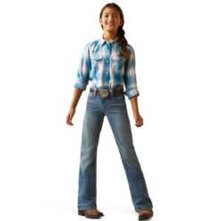 Ariat Idabel Snap Girls Western Shirt -Sports-Equestrian Supplies 10043815 c1348 alt3 k3m3tvagpma6ynsa