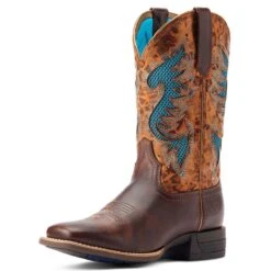 Ariat Pinto Venttek 360 Ladies Western Boot - Gold Leopard
