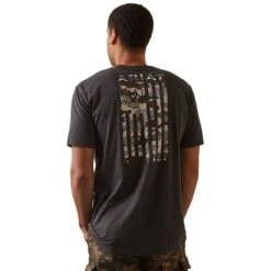 Ariat Camo Flag Mens Tee -Sports-Equestrian Supplies 10044778 c1177 alt2 b96wj7rbmswftxr9