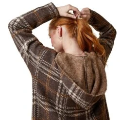 Ariat Saratoga Ladies Cardigan- Mole Plaid 11 Ariat Saratoga Ladies Cardigan- Mole Plaid -Sports-Equestrian Supplies 10046139 c1109 alt4 rijo74uejiyhaotj