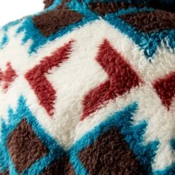 Ariat REAL Berber Snap Front Ladies Sweatshirt -Sports-Equestrian Supplies 10046253 c1329 alt4 lyrzdfrfe26wf5ka