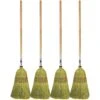 Heavy Duty Corn Broom - Stable 4 Pack