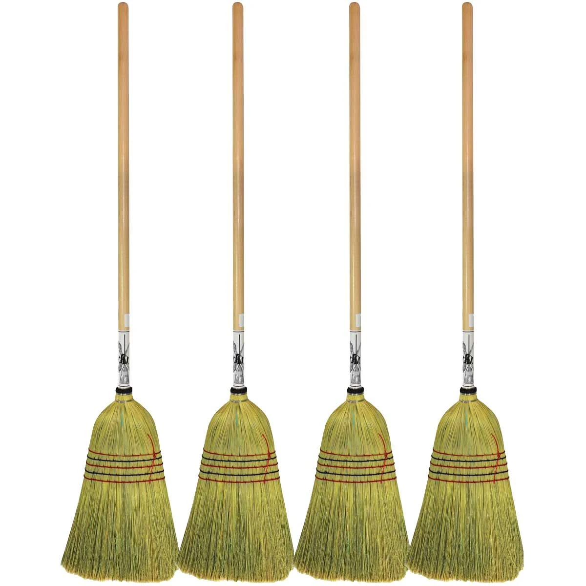 Heavy Duty Corn Broom - Stable 4 Pack 3 Heavy Duty Corn Broom - Stable 4 Pack