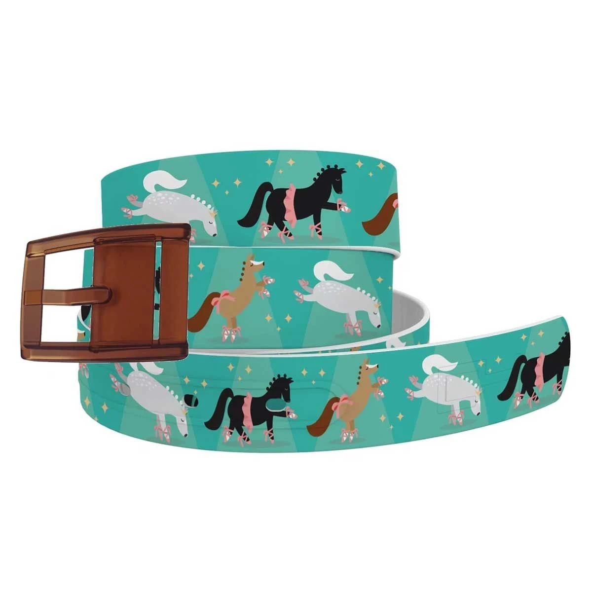 C4 Horse Ballet Ladies Belt With Khaki Buckle 3 C4 Horse Ballet Ladies Belt With Khaki Buckle