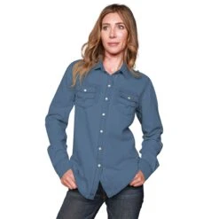 Kimes Ranch Kimes Kaycee Denim Ladies Western Shirt