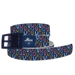 C4 Mare Modern Goods Lucky Ladies Belt With Navy Buckle