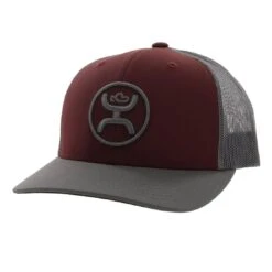 Hooey O Classic Burgundy Trucker Baseball Cap