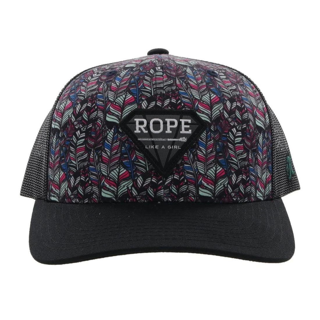 Hooey Rope Like A Girl Trucker Ladies Baseball Cap 4 Hooey Rope Like A Girl Trucker Ladies Baseball Cap - Image 2