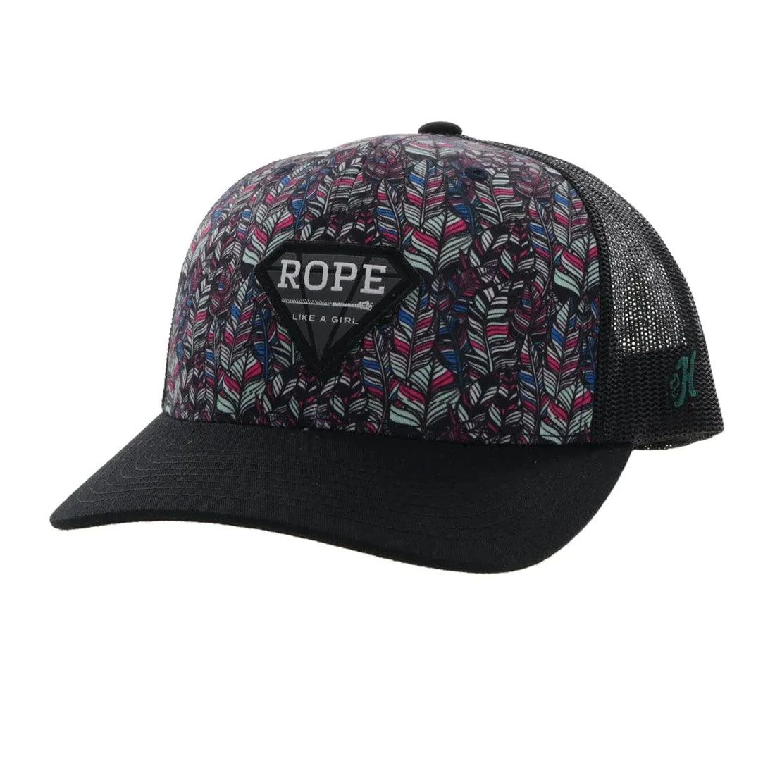 Hooey Rope Like A Girl Trucker Ladies Baseball Cap 3 Hooey Rope Like A Girl Trucker Ladies Baseball Cap