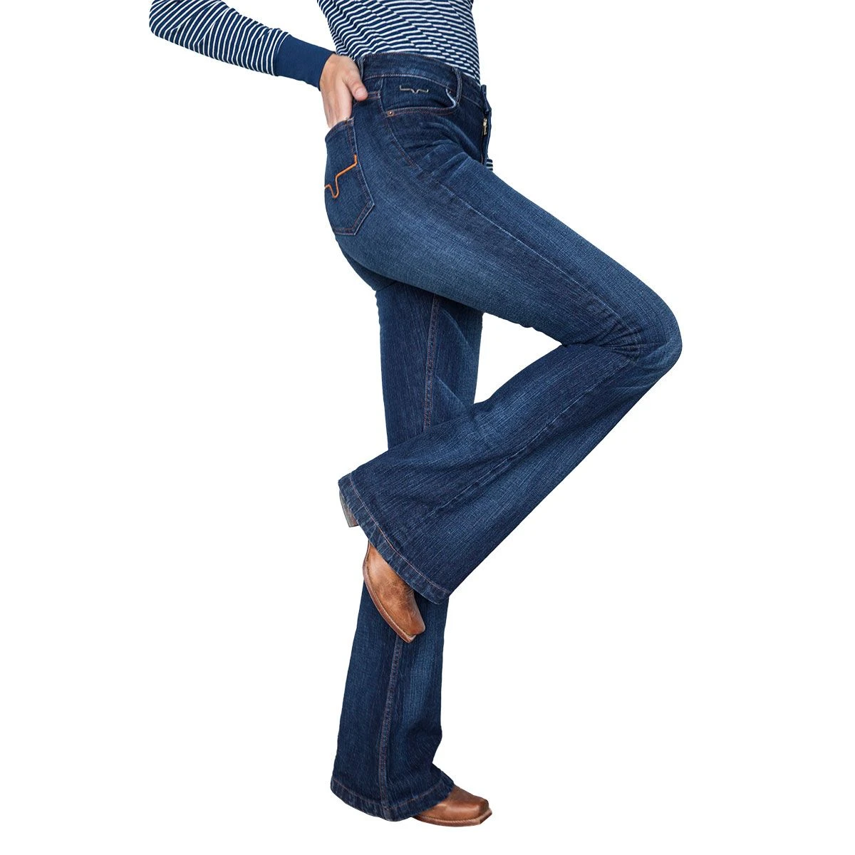 Kimes Ranch Kimes Jennifer Ladies Jeans - Wide Flare 5 Kimes Ranch Kimes Jennifer Ladies Jeans - Wide Flare - Image 3