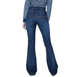 Kimes Ranch Kimes Jennifer Ladies Jeans - Wide Flare 9 Kimes Ranch Kimes Jennifer Ladies Jeans - Wide Flare -Sports-Equestrian Supplies 22jenn wf c1131 alt3 h5uldt5xtuzbmprk