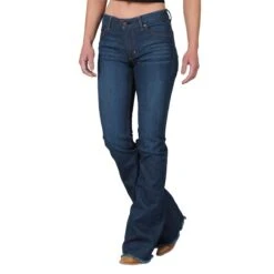 Kimes Ranch Kimes Lola Raw Hem Ladies Jeans - Wide Flare
