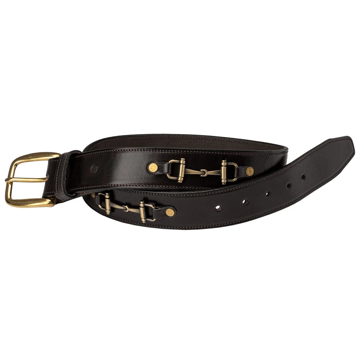 Snaffle Bit Unisex Leather Belt 3 Snaffle Bit Unisex Leather Belt