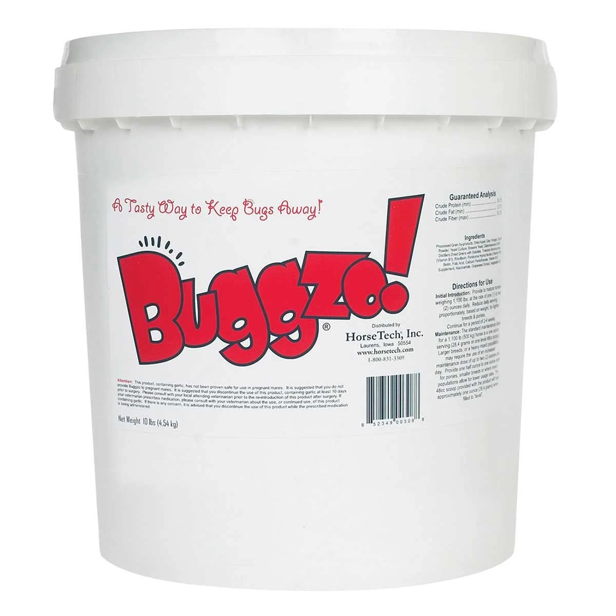 HorseTech Buggzo Feed Thru Fly Control 10 Lb 3 HorseTech Buggzo Feed Thru Fly Control 10 Lb