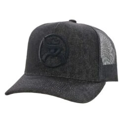 Hooey Strap Roughy Black Youth Hat