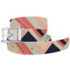 C4 Color Block Ladies Belt With Clear Buckle -Sports-Equestrian Supplies 405col c1329 wm4cjz3h4qxvkgah