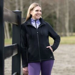 Kerrits Double Take Full Zip Ladies Fleece Hoodie -Sports-Equestrian Supplies 40707k c1105 alt2 9rpirpruzocxax46