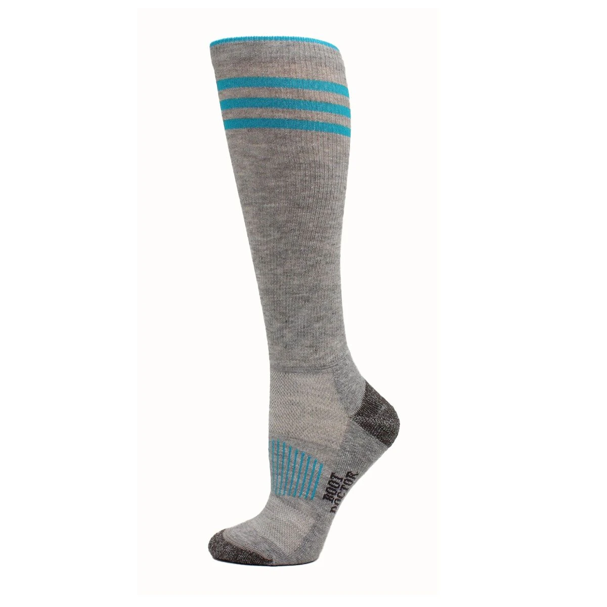 Boot Doctor Over-the-Calf Ladies Boot Sock Grey - 2pk 3 Boot Doctor Over-the-Calf Ladies Boot Sock Grey - 2pk