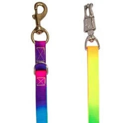 Rainbow Adjustable Nylon Trailer Tie With Brass Snap -Sports-Equestrian Supplies 4304r c1333 alt2